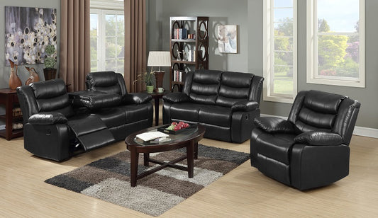 Sofa & Love: Item # 6501 BLACK / Rocking Recliner # 6503