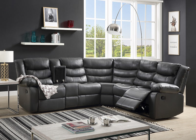 Gray Sectional Recliner – Item # 6803