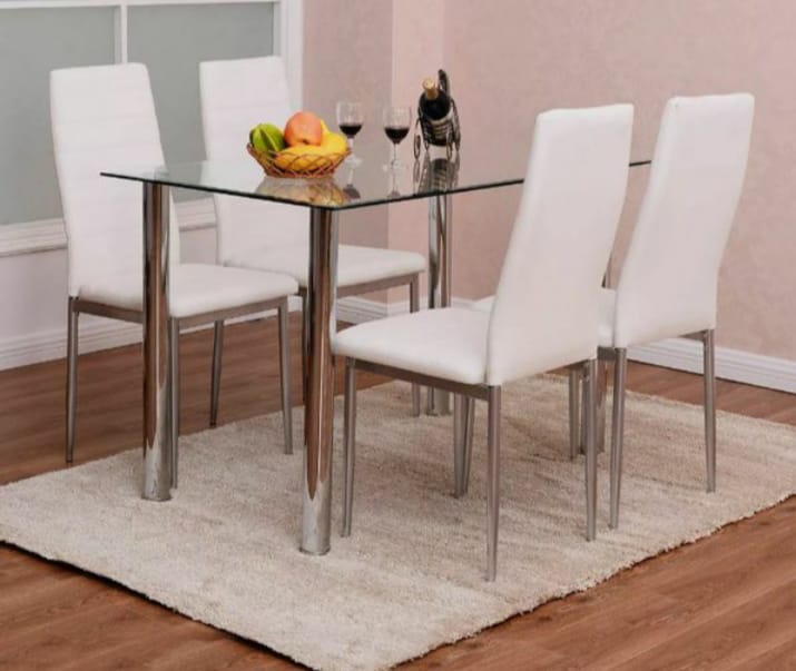 Modern Table Plus 4 Chairs