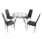 Gray 5Pcs Delphi Dining Set