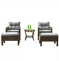 5 Pcs Patio Rattan Wicker Sofa Set Yard Garden Furniture Outdoor Sectional Couch