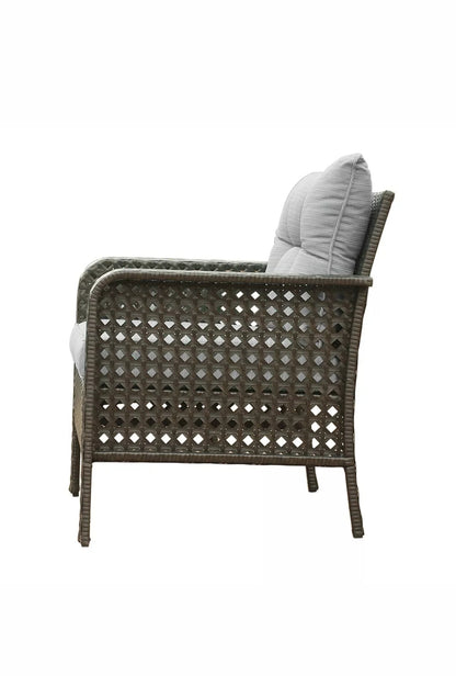 5 Pcs Patio Rattan Wicker Sofa Set Yard Garden Furniture Outdoor Sectional Couch