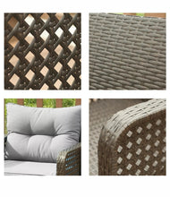 Load image into Gallery viewer, 5 Pcs Patio Rattan Wicker Sofa Set Yard Garden Furniture Outdoor Sectional Couch
