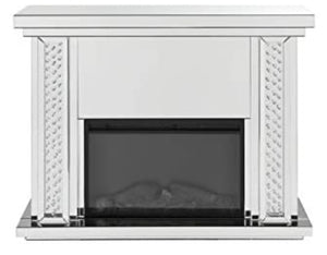Luxury Mirrored Fireplace
