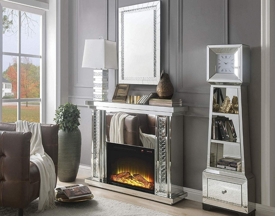 Luxury Mirrored Fireplace