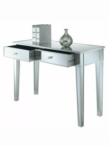 Mirrored Console Table With 2 Drawers Storage Dressing Table Furniture