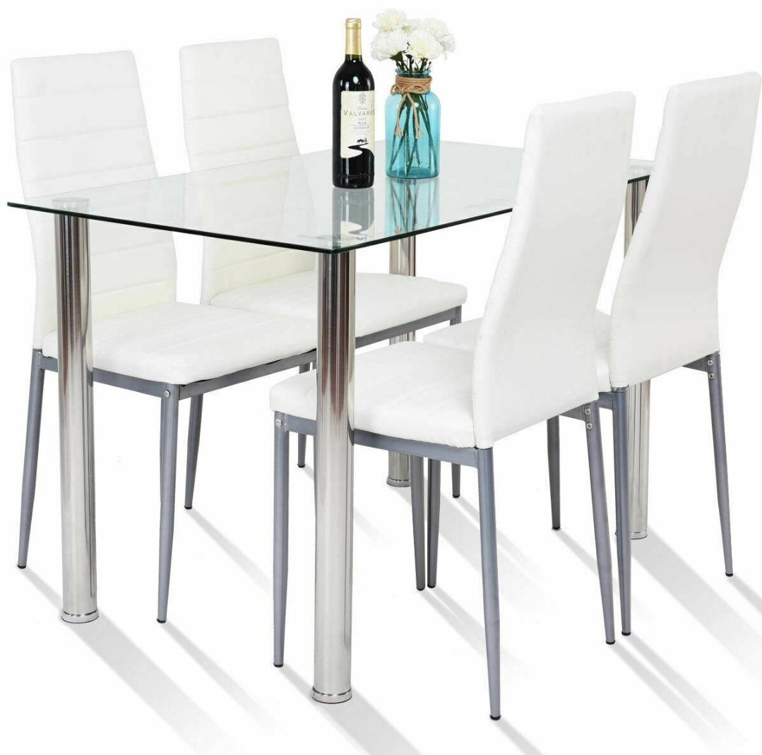 Modern Table Plus 4 Chairs