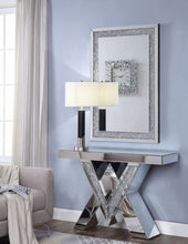 Load image into Gallery viewer, Noralie Console Table - 90444 - Mirrored &amp; Faux Diamonds
