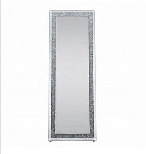 Noralie Accent Mirror (Floor) - 97156 - Mirrored & Faux Diamonds