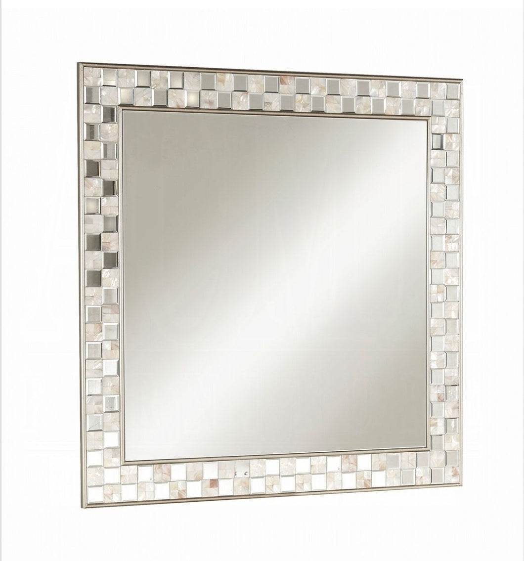 Nasa Accent Mirror (Wall) - 97388 - Mirrored