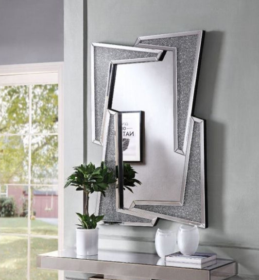 Noralie Wall Decor - 97571 - Mirrored & Faux Diamonds