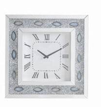 Load image into Gallery viewer, Sonia Wall Clock - 97047 - Mirrored &amp; Faux Agate
