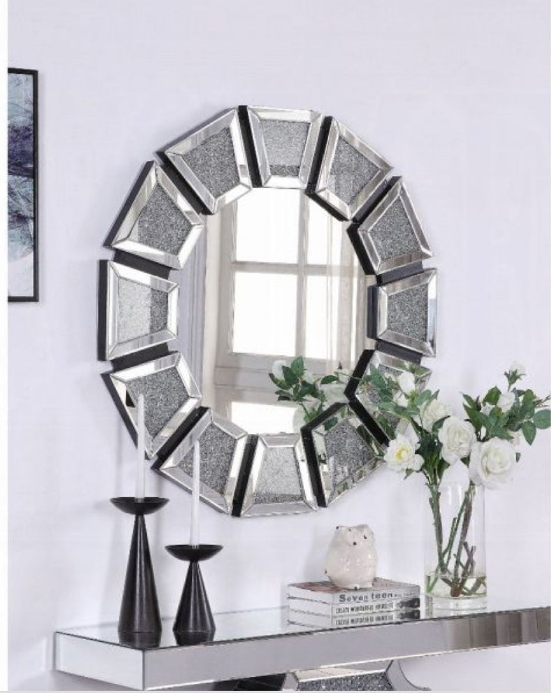 Nowles Wall Decor - 97610 - Mirrored & Faux Stones