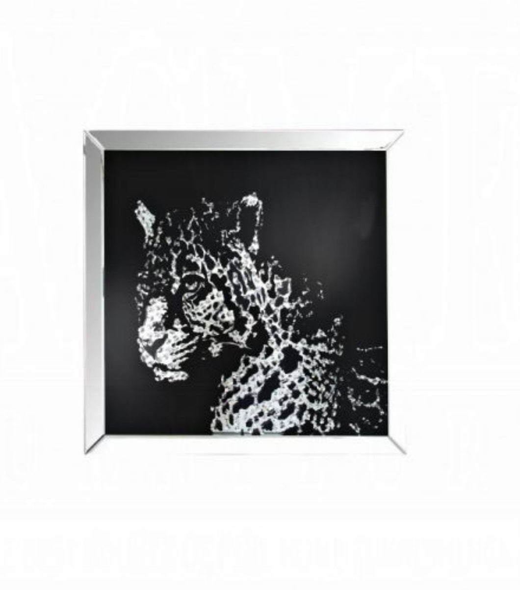 Nevina Wall Art - 97316 - Mirrored & Crystal Leopard