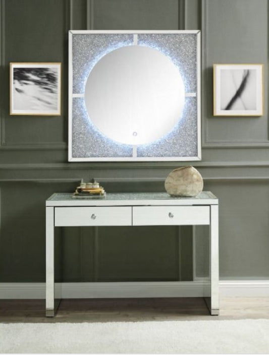 Nowles Wall Decor (LED) - 97592 - Mirrored & Faux Stones