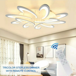 Acrylic LED Ceiling Light Flush Mount Lamp Modern Living Room Bedroom Chandelier