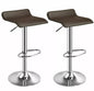 Red/ White/ Black/Set of 4 Bar Stools PU Leather Adjustable Swivel Pub Chair Kitchen Dining Red