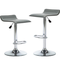 Load image into Gallery viewer, Gray Modern Backless Barstools Set Of 2
