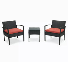 Load image into Gallery viewer, 3pcs Red Patio Set

