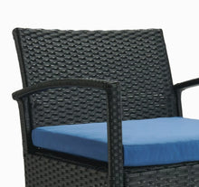 Load image into Gallery viewer, 3pcs Blue Patio Set
