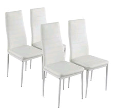 Load image into Gallery viewer, Set of 4 Dining Room Chairs Kitchen Chairs PU Leather Breakfast Furniture
