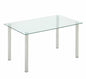 Dining Table Modern Rectangular Glass design Dining Room Furniture