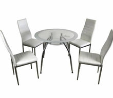 Load image into Gallery viewer, White Delphi 5pcs Dining Set
