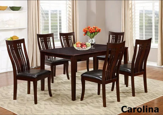 7Pcs Carolina Dining Set