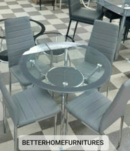 Load image into Gallery viewer, Gray 5Pcs Delphi Dining Set
