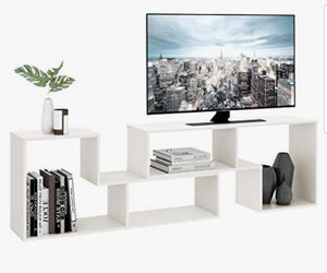 White Interchangeable TV Stand/ Shelf