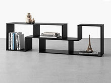 Load image into Gallery viewer, Black TV Stand Interchangeable Entertainment Center / Shelf
