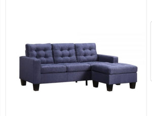 Earsom Sectional Sofa (Rev. Chaise) - 56650 - Transitional - Linen Fabric