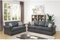 F6441 2PCS SOFA SET CHARCOAL