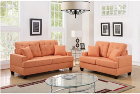 F6503 2PCS SOFA SET CITRUS