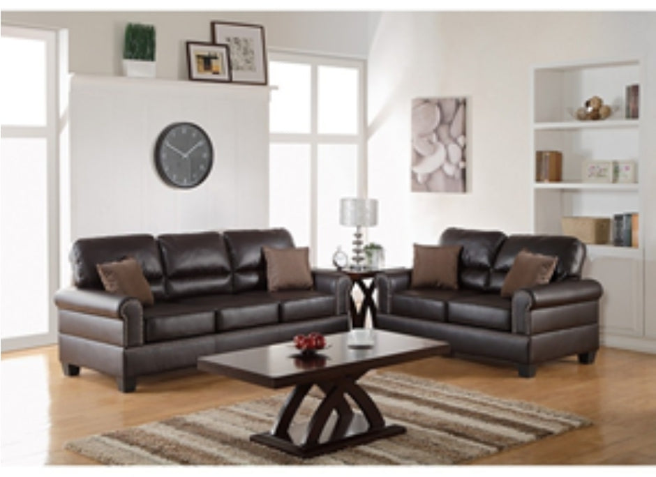 F7878
2PCS SOFA SET ESPRESSO