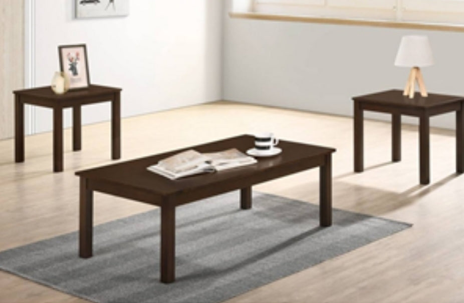 F3191
3PCS COFFEE TABLE SET VENEER TOP