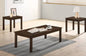 F3191
3PCS COFFEE TABLE SET VENEER TOP