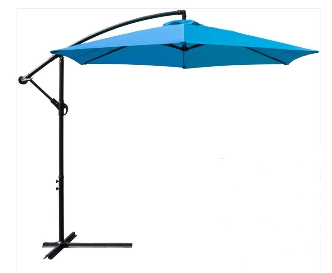 10-Foot Patio Offset Cantilever Umbrella Outdoor Market Hanging Umbrel – Better Home Furniture