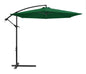 10-Foot Patio Offset Cantilever Umbrella Outdoor Market Hanging Umbrellas with Crank & Cross Base

Multi Colors Available
