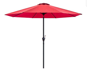 9' Patio Umbrella Table Umbrella Outdoor Market Straight Umbrella with Tilt Adjustment, 8 Sturdy Ribs

Multi Color Available