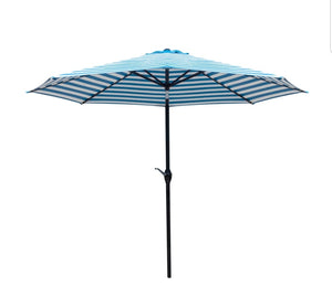 9' Patio Umbrella Table Umbrella Outdoor Market Straight Umbrella with Tilt Adjustment, 8 Sturdy Ribs

Multi Color Available