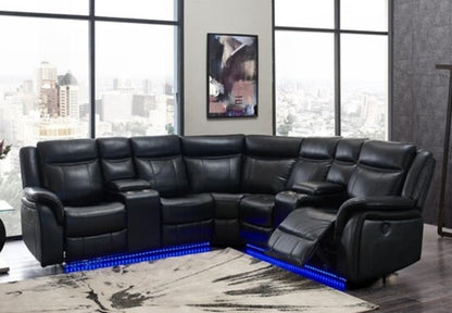UM02 Blanche Black Sectional Glob