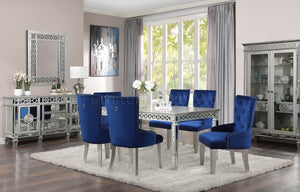 Varian Dining Table 66160 in Mirrored 