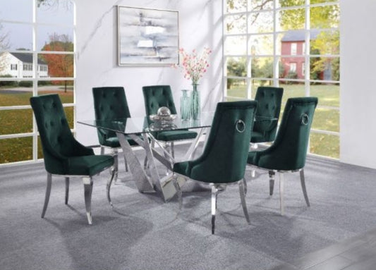 Dekel Dining Table

70140 Green Chairs