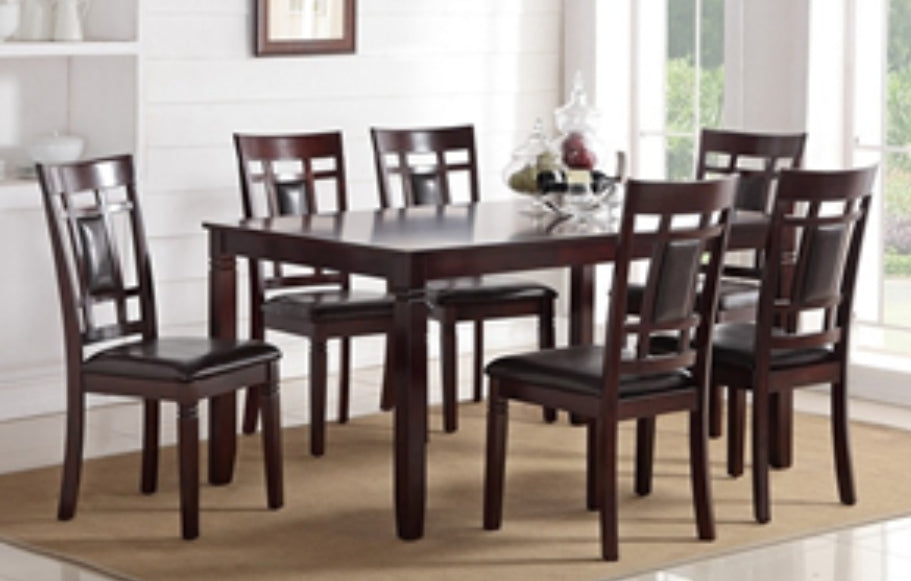 F2294
Cat.21.P158-|7PCS DINING TABLE SET 6CHAIRS ESP