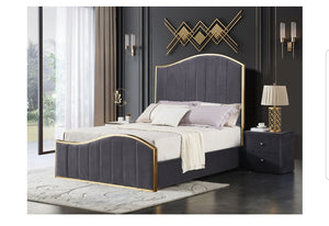 9913 Gray Luxury Bed