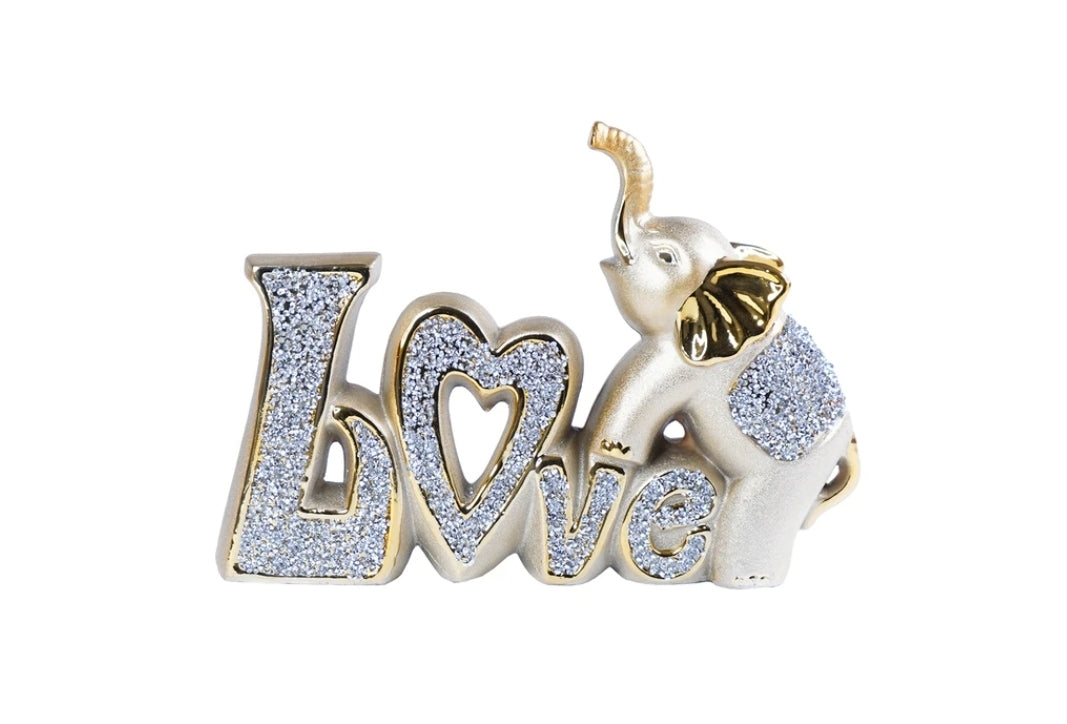 Elephant w/ LOVE Sign

SH2391-Silver/ Gold
