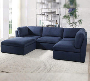 Crosby Blue 4pc Sectional
56035