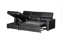 Load image into Gallery viewer, Kahlil Black Sectional Left
