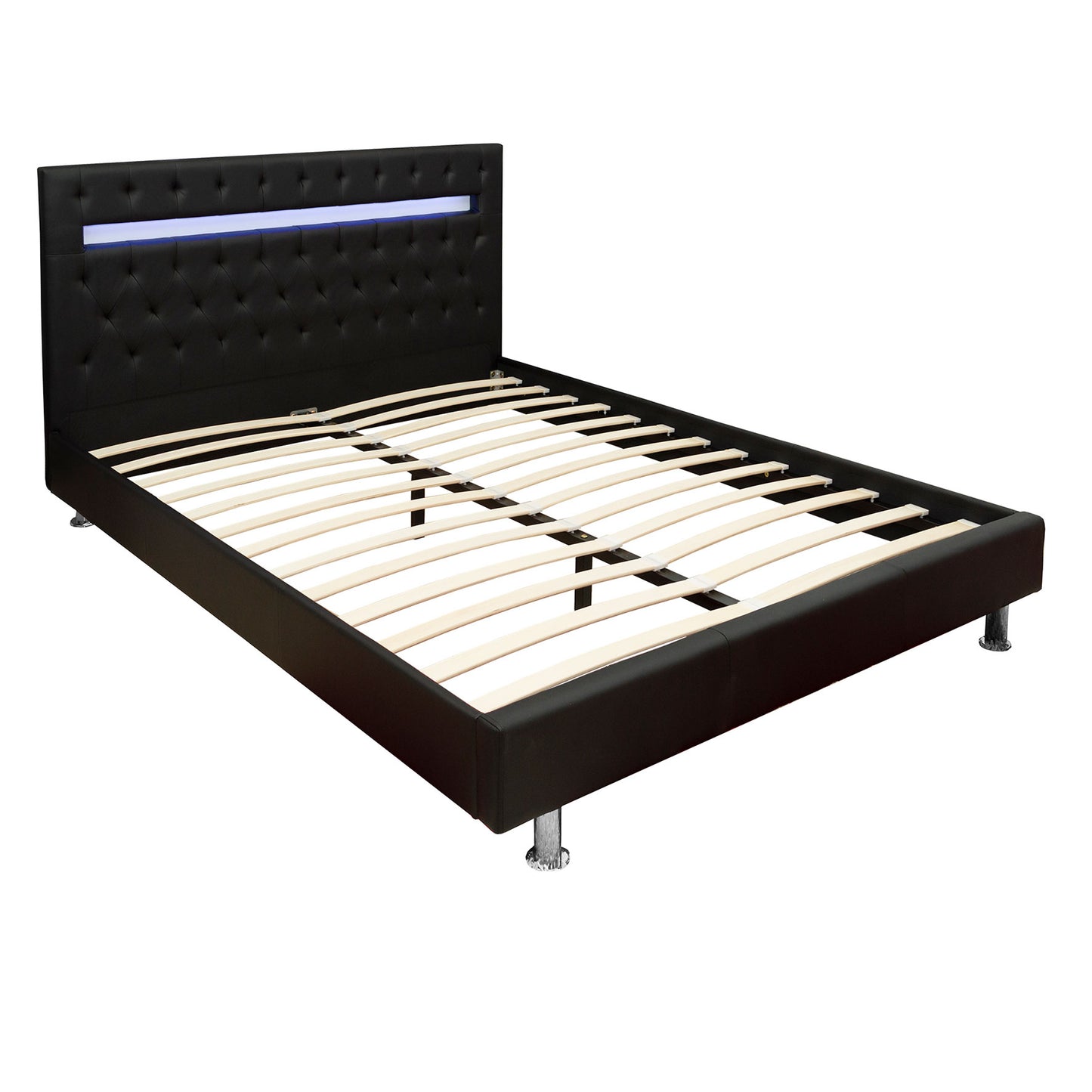 WI-1107 Queen (Black) With Led Lights